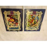 2 ILLUSTRATED FRENCH SONG BOOKS