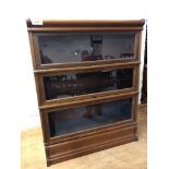 OAK STACKING BOOKCASE GLOBE WERNICKE