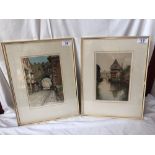 2 TATTON WINTER ETCHINGS SALISBURY CLOSE GATE & ANOTHER