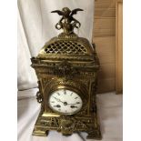 BRASS CLOCK ENGRAVED 1905 (AF)