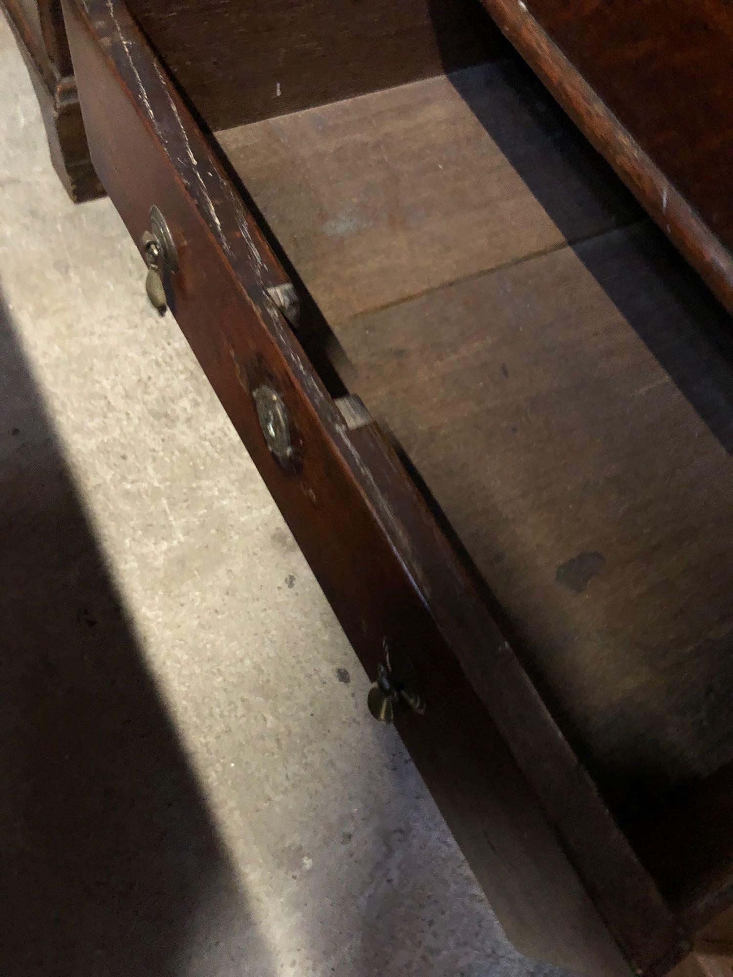 MAHOGANY BUREAU BOOKCASE (AF) - Image 9 of 9