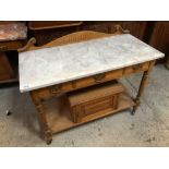 MARBLE TOP WASH STAND