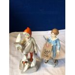 2 ROYAL WORCESTER FIGURES NOVEMBER & PARAKEET (AF)