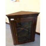 MAHOGANY CORNER CABINET (AF)