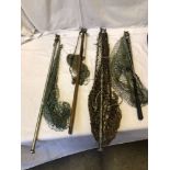 4 VINTAGE LANDING NETS (AF)