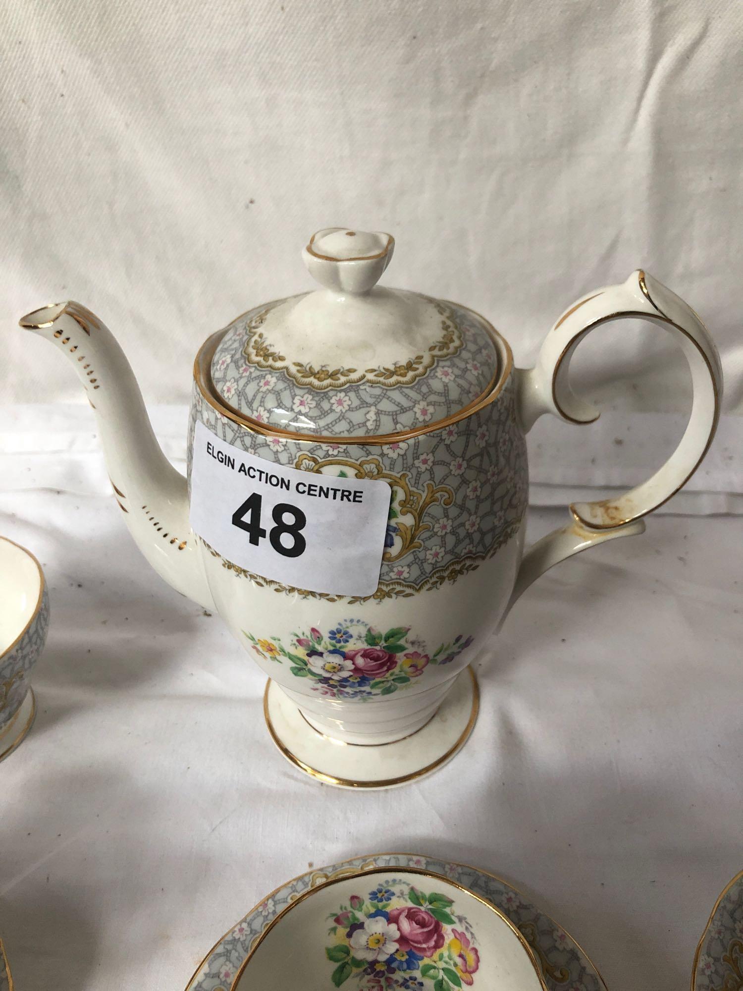 15 PCE GAINSBOROUGH QUEEN ANNE TEA SERVICE - Image 3 of 5