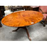 PEDESTAL DINING TABLE