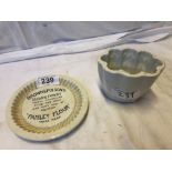 BROWN & POLSONS FLOUR DISH & JELLY MOULD