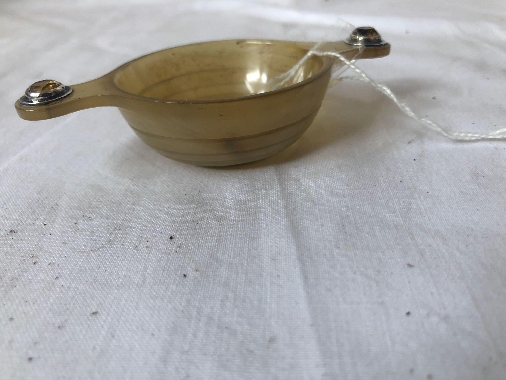 SILVER BOTTOMED WHISKY QUAICH - Image 3 of 4