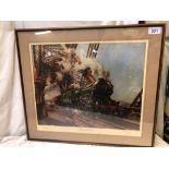 LTD EDITION PRINT 251 / 850 FLYING SCOTSMAN BY TERENCE CUNEO
