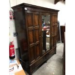 OAK EDWARDIAN WARDROBE