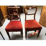 2 ROSEWOOD DINING CHAIRS (AF)