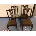 4 DINING ROOM CHAIRS (AF)