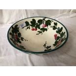 WEMYSS BOWL CHERRIES APPROX 38 CMS DIAMETER