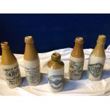 5 SCOTTISH STONE GINGER BEER BOTTLES (2 AF)