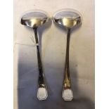 2 SILVER MAPPIN & WEBB LADLES