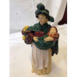 ROYAL DOULTON FIGURE- FLOWER SELLER HN 789