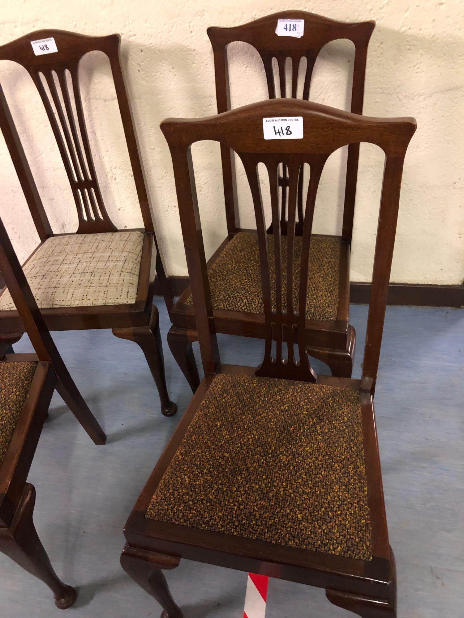 4 DINING ROOM CHAIRS (AF) - Image 2 of 2