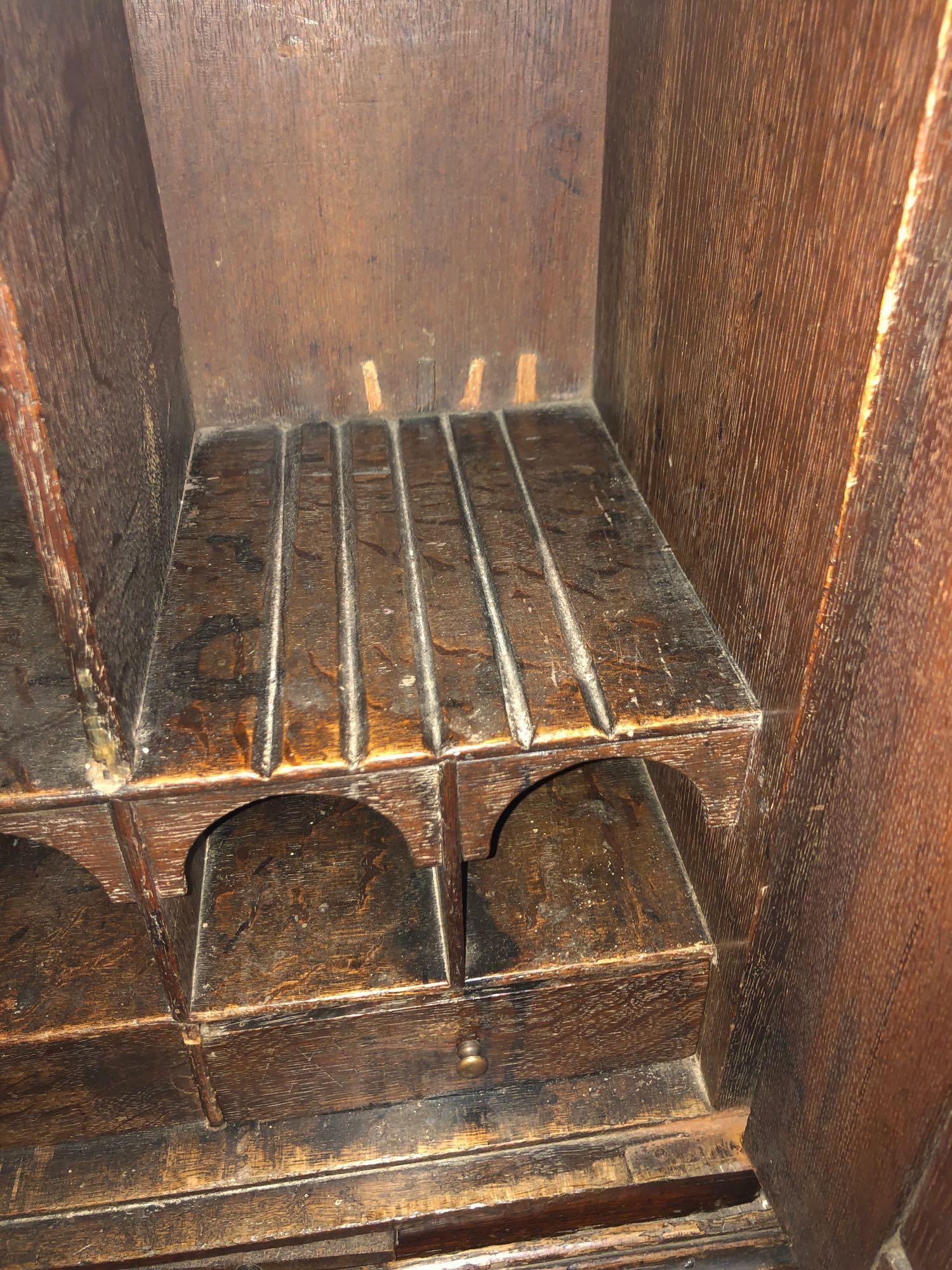 MAHOGANY BUREAU BOOKCASE (AF) - Image 5 of 9