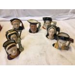 BOX 7 SMALL ROYAL DOULTON JUGS