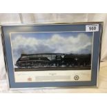 SIGNED TRAIN PRINT -UNION OF SOUTH AFRICA