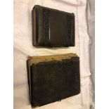 BOX 2 VICTORIAN PHOTO ALBUMS(AF)