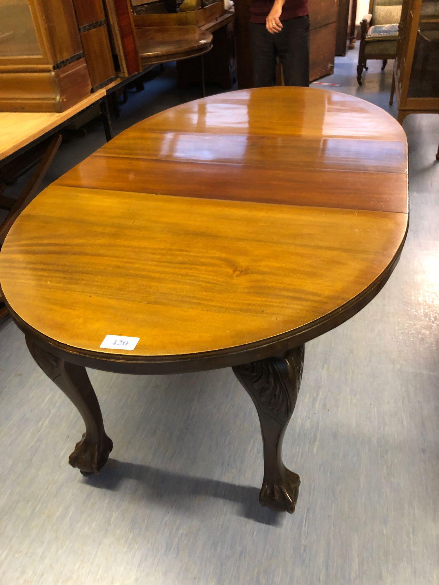 MAHOGANY EXTENDING TABLE (AF)