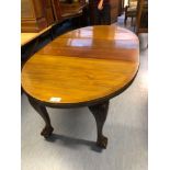 MAHOGANY EXTENDING TABLE (AF)