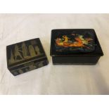 ORIENTAL METAL BOX & LACQUERED BOX