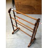 MAHOGANY TOWEL RAIL