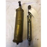 2 VINTAGE PUMPS- DAYSON & HEWITT LONDON & CROMESSOL LTD GLASGOW