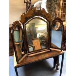 DECORATED DRESSING TABLE MIRROR