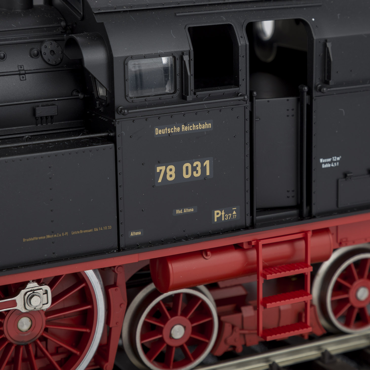 MÄRKLIN Dampflokomotive BR 78 der DRG, Spur 1,BN 78 031 auf Präsentationsgleis, 55241 im Orig-Karton - Image 4 of 4