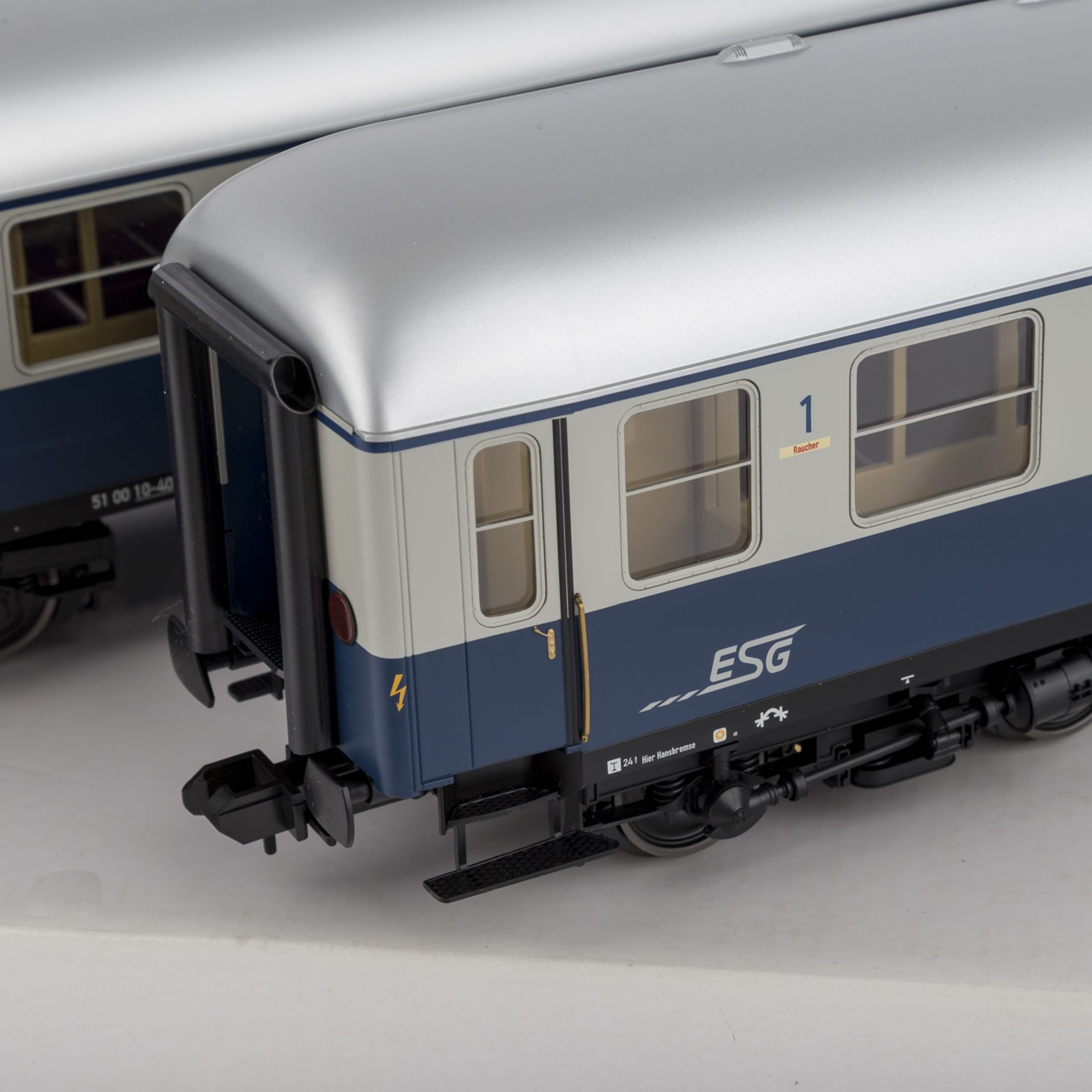 MÄRKLIN Personenwagen-Set 58036, Spur 1,3-tlg Set, bestehend aus Speisewagen und 2x D-Zug - Image 4 of 4