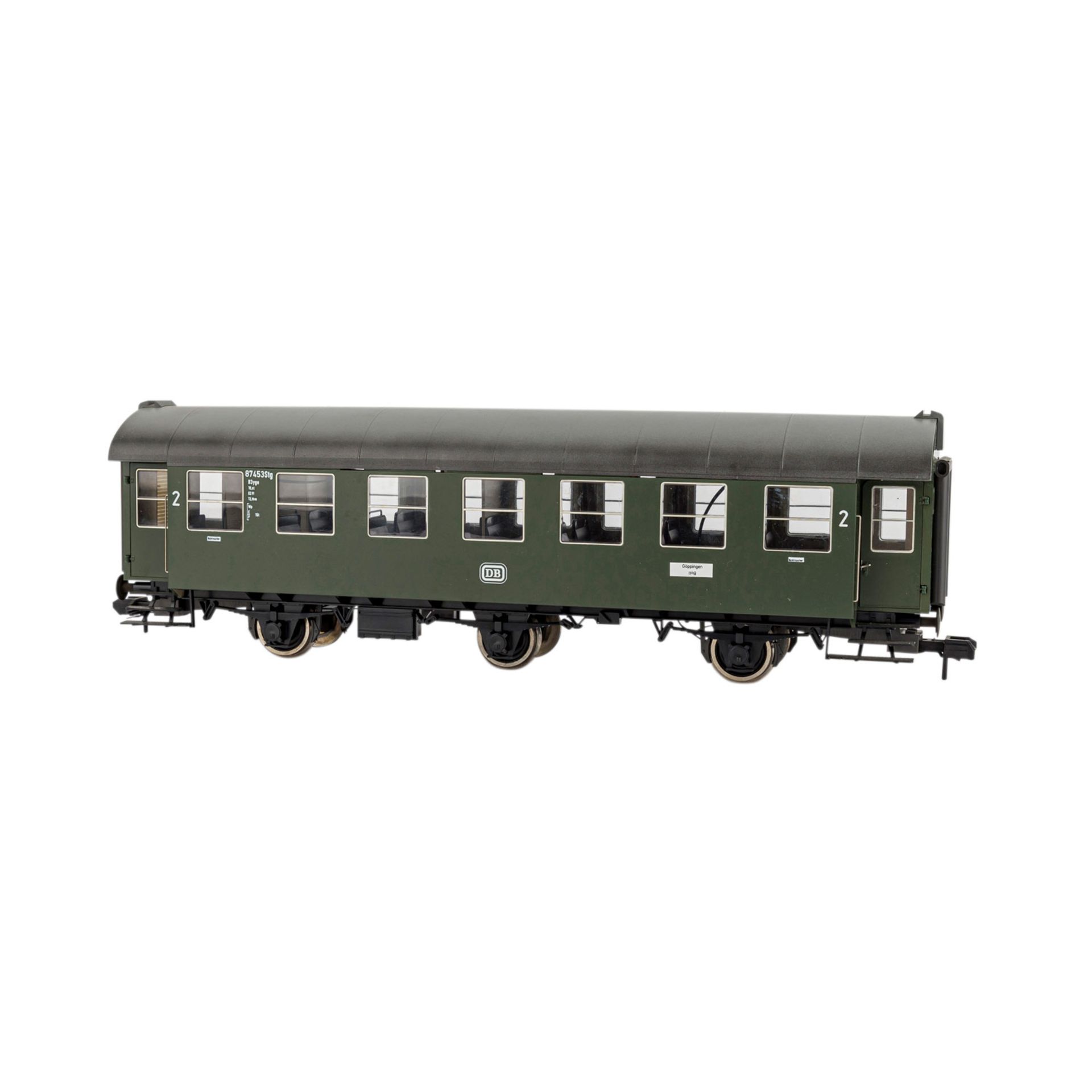 MÄRKLIN Personenwagen 2. Klasse 5809, Spur 1,grünfarben, mit beweglichen Rollläden und - Image 2 of 2