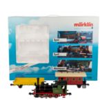 MÄRKLIN MAXI Startpackung 5440, Spur 1,Metall, delta, bestehend aus Tenderlok T3, Personenwg.,