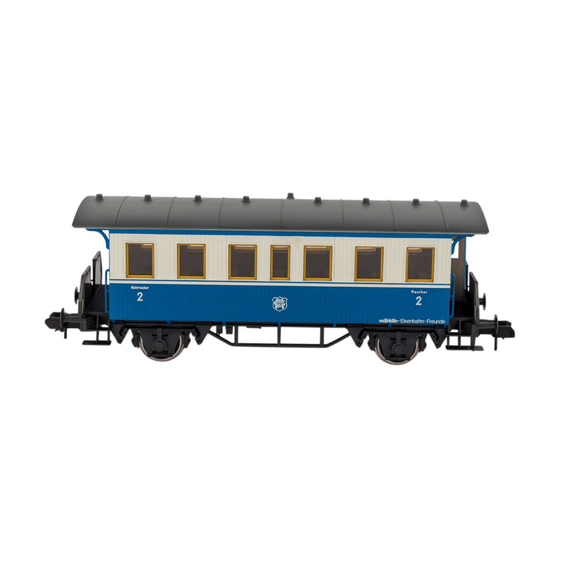 MÄRKLIN Nostalgie-Zugset "5510", Spur 1,bestehend aus graufarbener Tenderlok BN 80030, L ca. 32 - Bild 5 aus 5