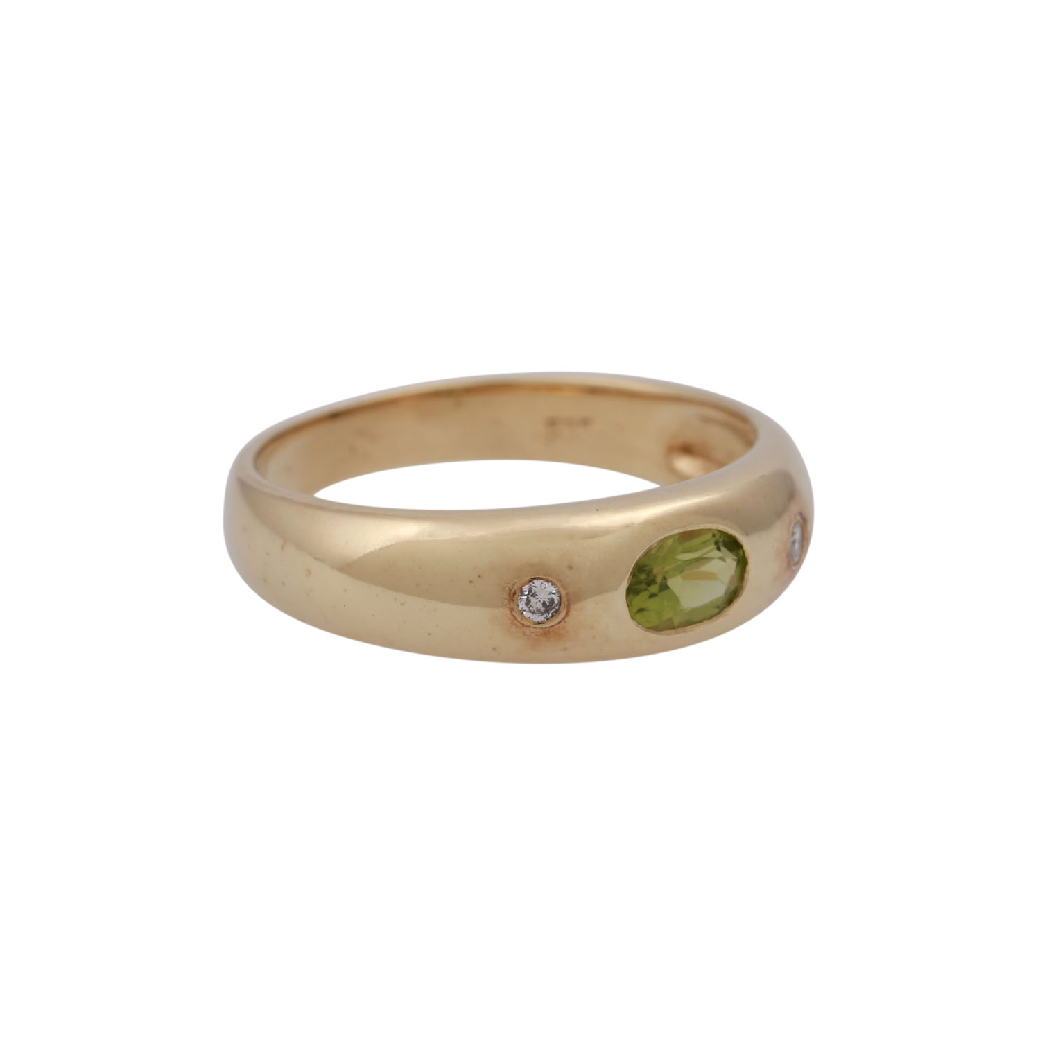 Ring mit Peridot und 2 Brillanten - Image 2 of 4