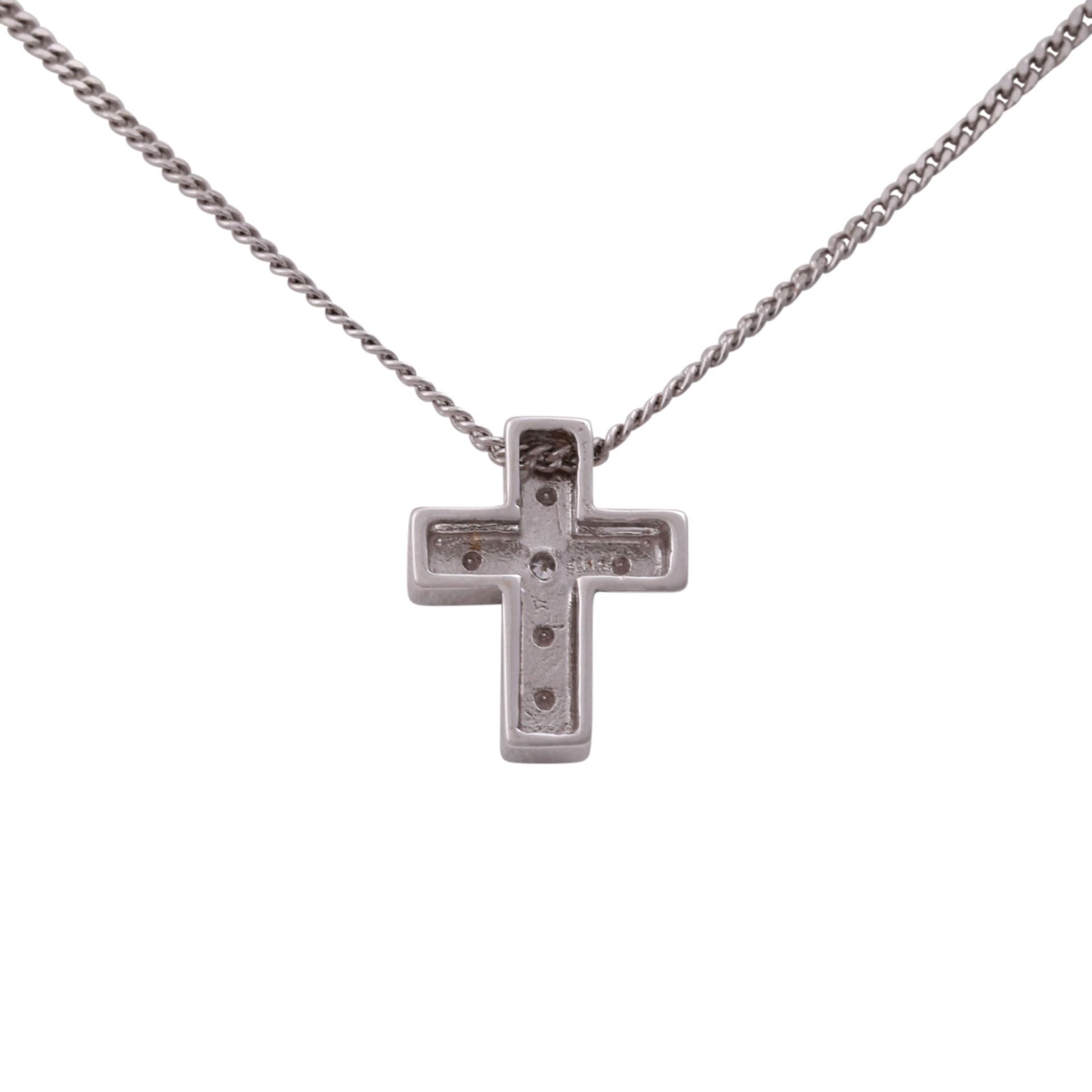 Kleines Kreuz mit Diamant - Bild 4 aus 4