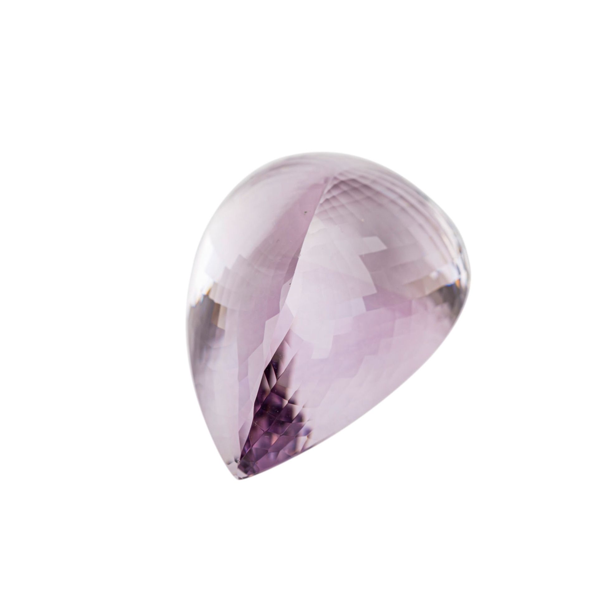 Loser, zartvioletter Rose de Francs Amethyst, ca. 147 ct., - Bild 5 aus 5