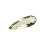 Loser Prasiolit, 37,1 ct. (grüner Amethyst),<