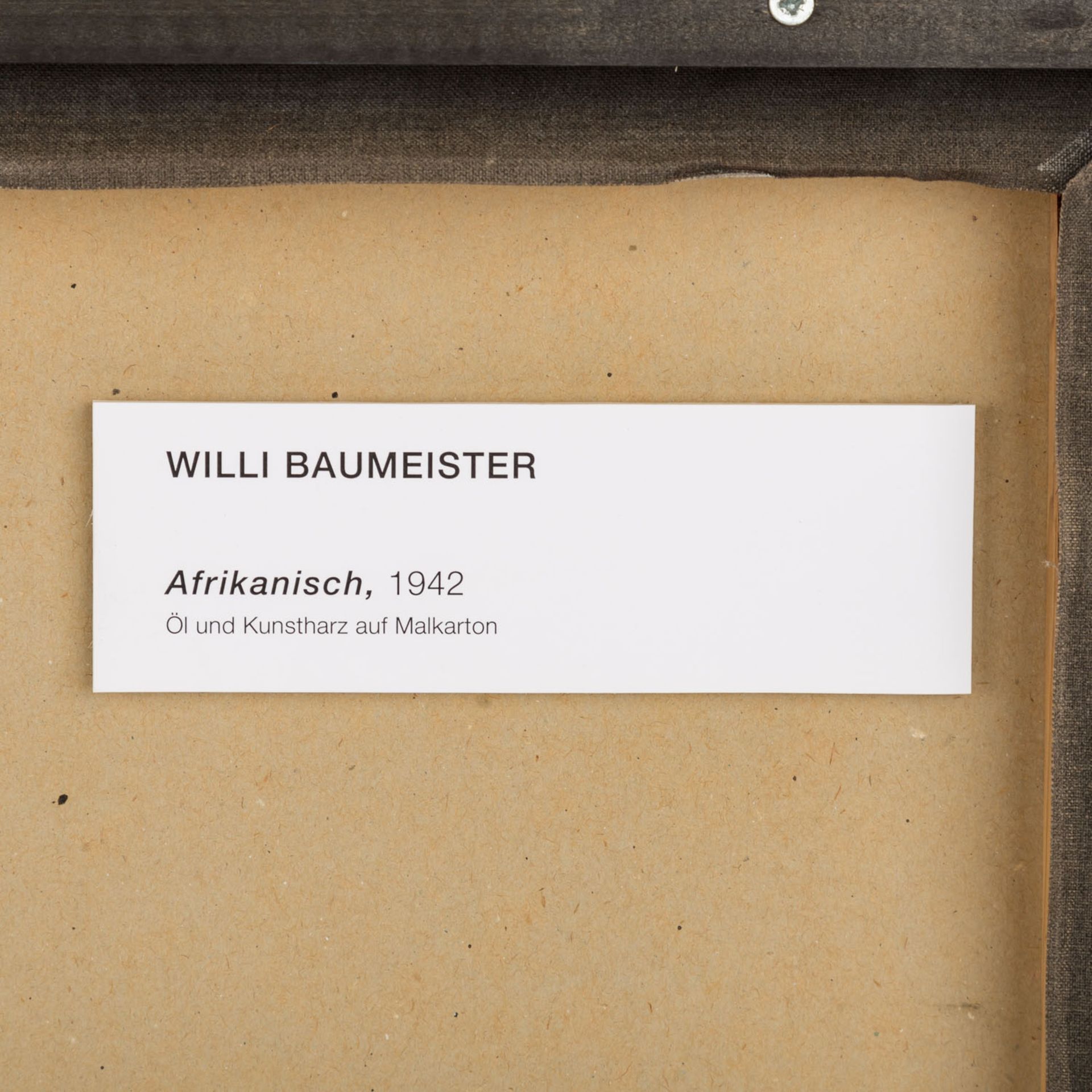 BAUMEISTER, WILLI (1889-1955, Prof.) „Afrikanisch",<b - Image 5 of 5