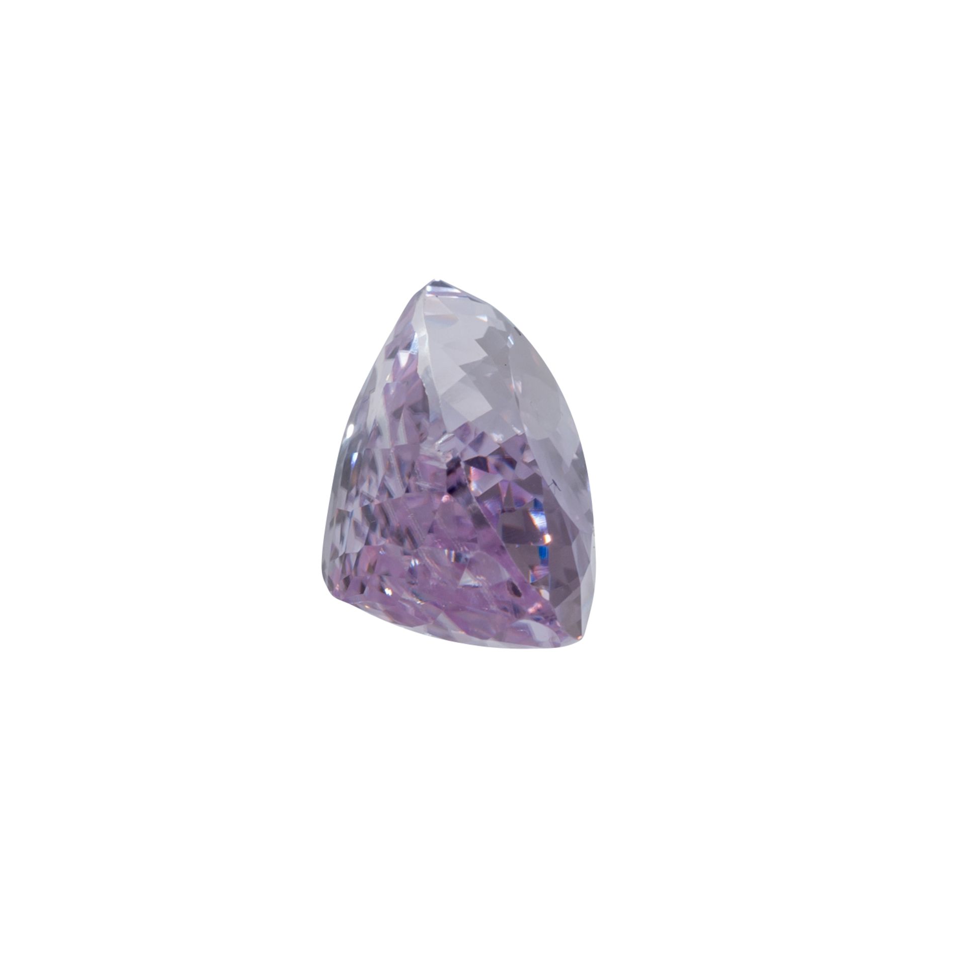 Loser Kunzit, 17,72 ct.,20,5x11,5x10mm, intensives Pink, oval facetiert. Loose kunzite, 17.72 ct., - Bild 3 aus 4