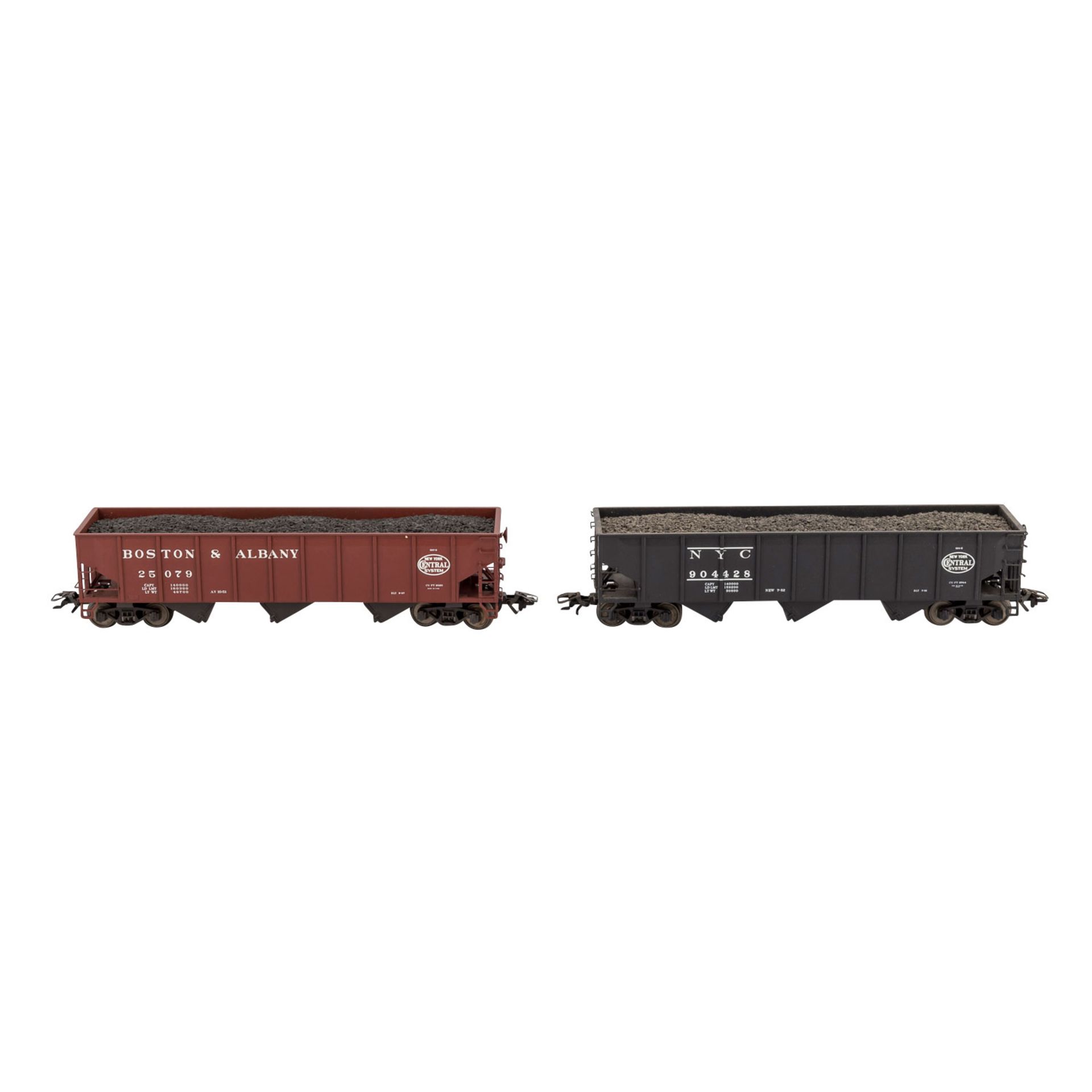 MÄRKLIN 2 "Hopper Car Sets", Spur H 0,bestehend aus "45800" und "45801" mit jeweils 4 US-Güterwagen, - Bild 3 aus 3