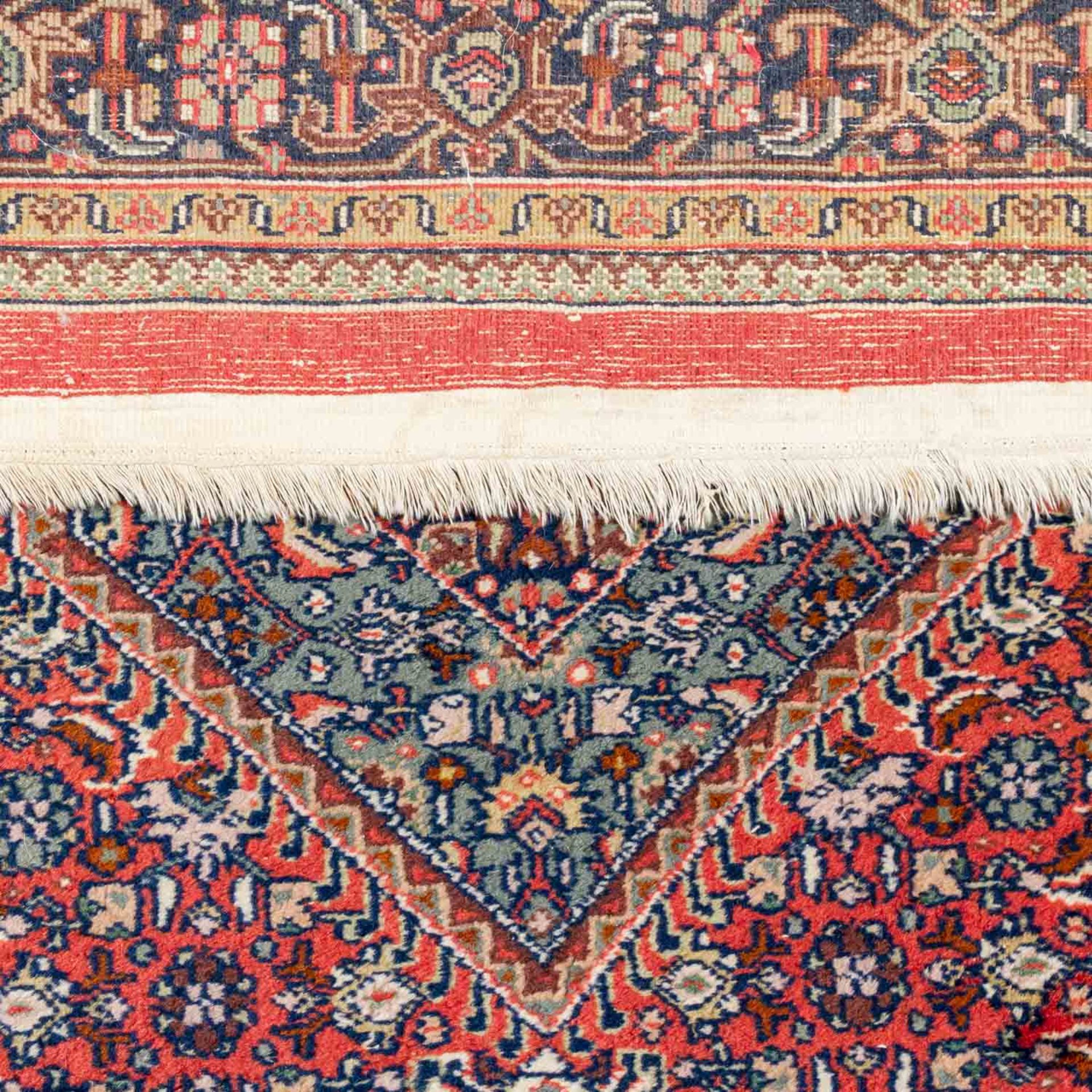 Zwei Orientteppiche. INDIEN, 20. Jh..297x253 cm und 184x122 cm, jeweils mit Herati-Rautenmuster im - Bild 4 aus 6