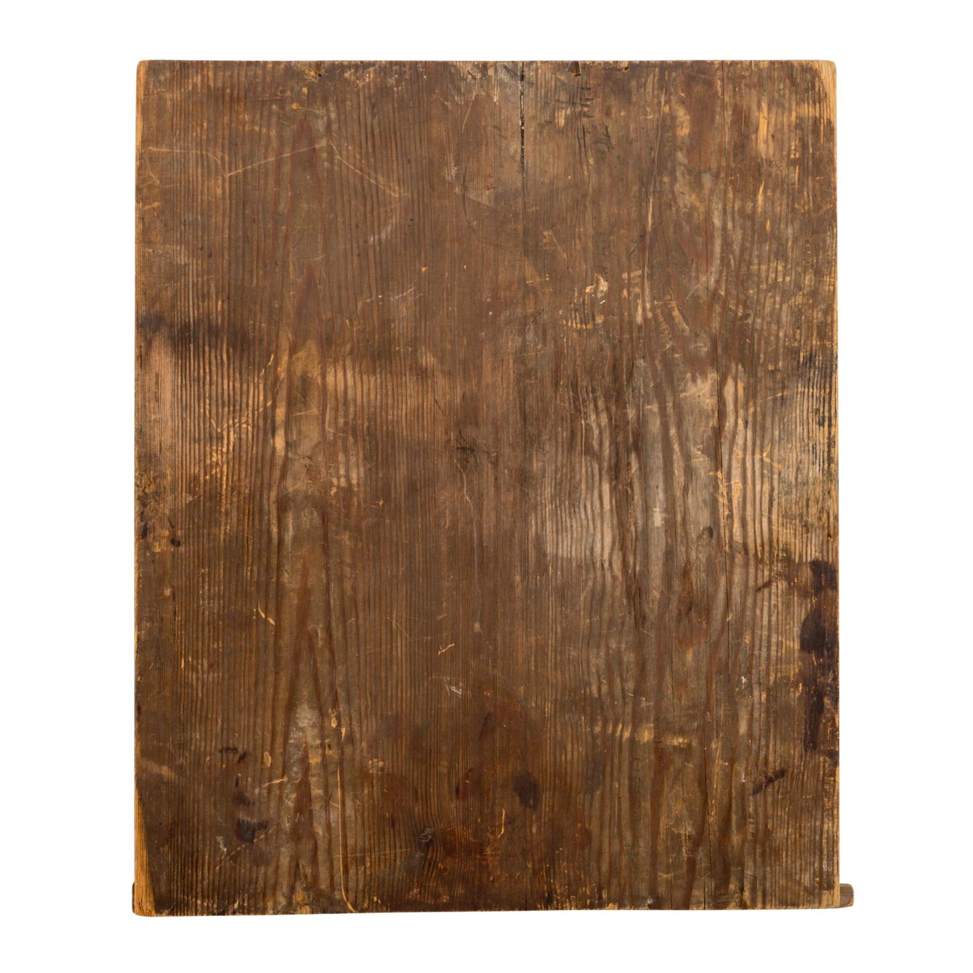 VIERFELDER-IKONERussland, 19. Jh., Laubholz-Tafel, Tempera auf Kreidegrund, HxB: 44/37 cm. - Bild 6 aus 6