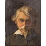 ADAM, BENNO RAFFAEL (1812-1892), "Herrenportrait", wohl der Künstler selbst,