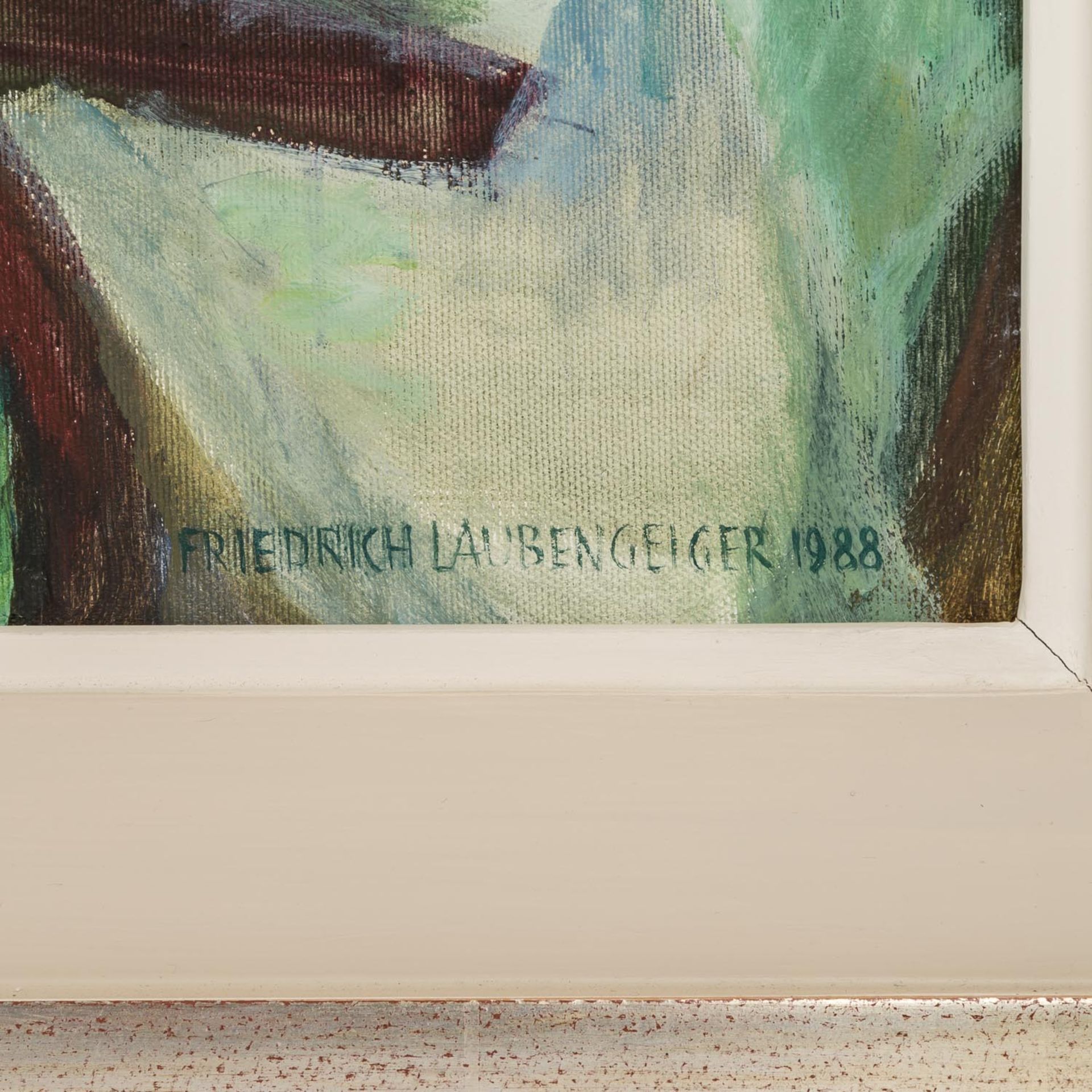 LAUBENGEIGER, FRIEDRICH (geb. 1929), "Sonnenblumen in meinem Garten", - Bild 3 aus 7