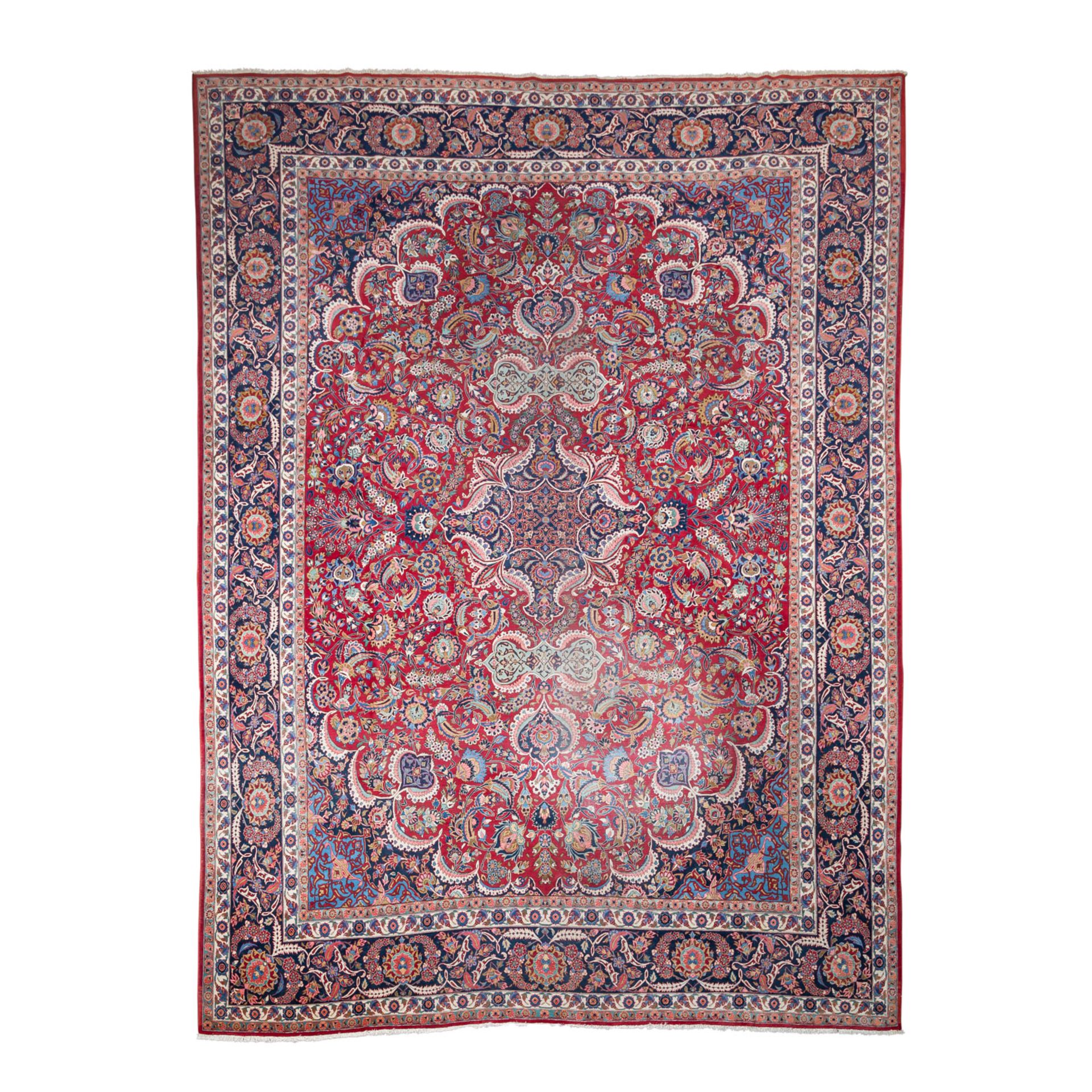 Orientteppich. KESHAN/PERSIEN, um 1900, 420x310 cm.