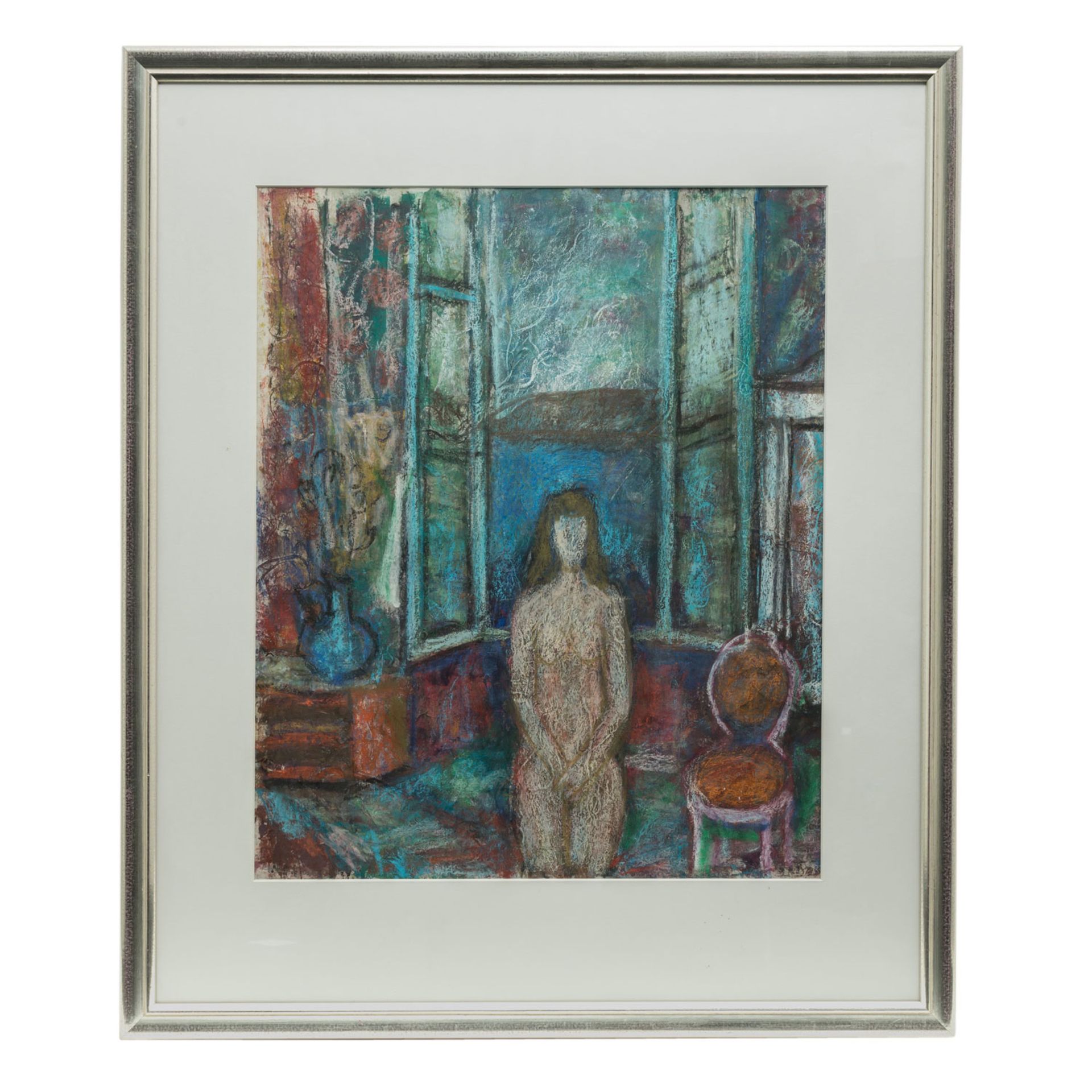 KORNHAS, WERNER, ATTRIBUIERT (1910-1992), "Frau am Fenster", - Bild 2 aus 3